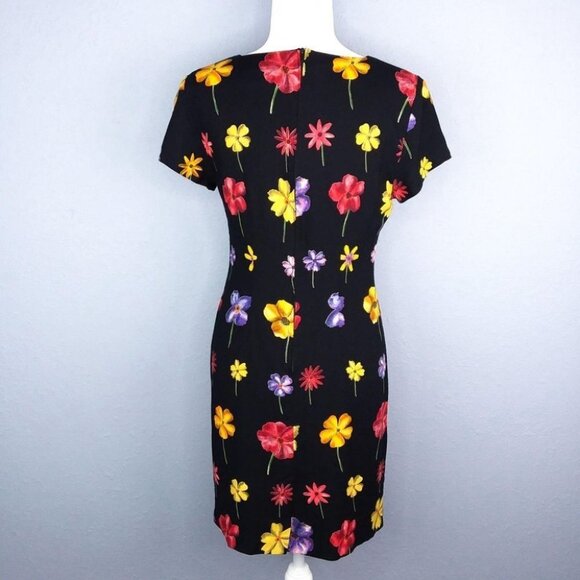 Vintage Jessica Howard Floral Print Mini Dress - Picture 7 of 8